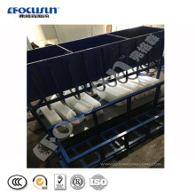 focuusn High efficiency 10 tons brine system block ice machine in fujian site